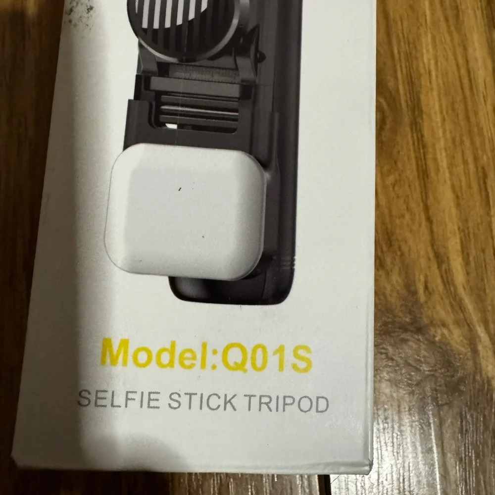 Black and White Adjustable Tripod for Cameras